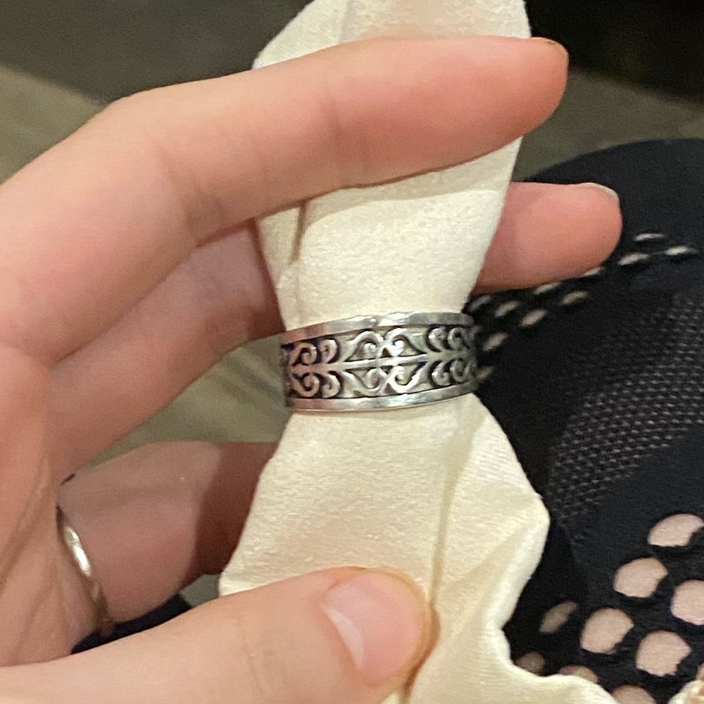 RETIRED Open adorned ring